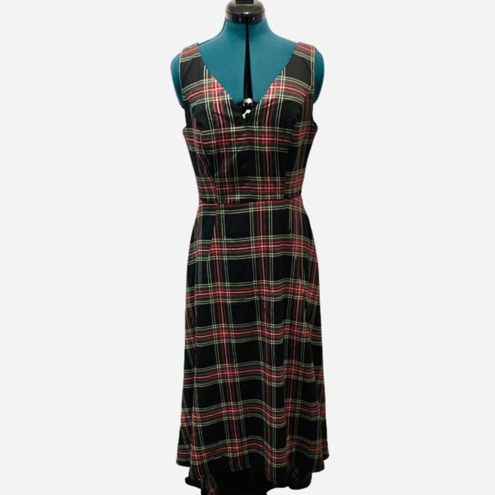 ModCloth x Collectif Plaid Isabella Rock Check Dress - NWT, size US M/8